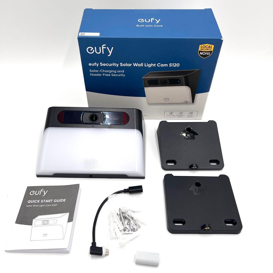 【美品】Anker Eufy Solar Wall Light Cam S120