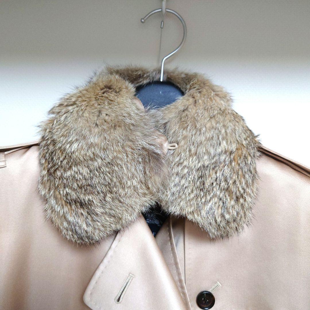 BURBERRY　ロングトレンチコート　シルク