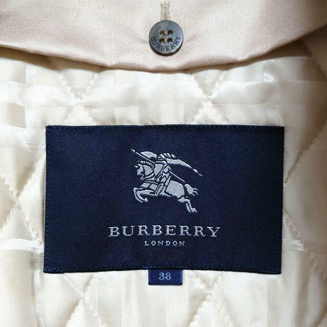 BURBERRY　ロングトレンチコート　シルク