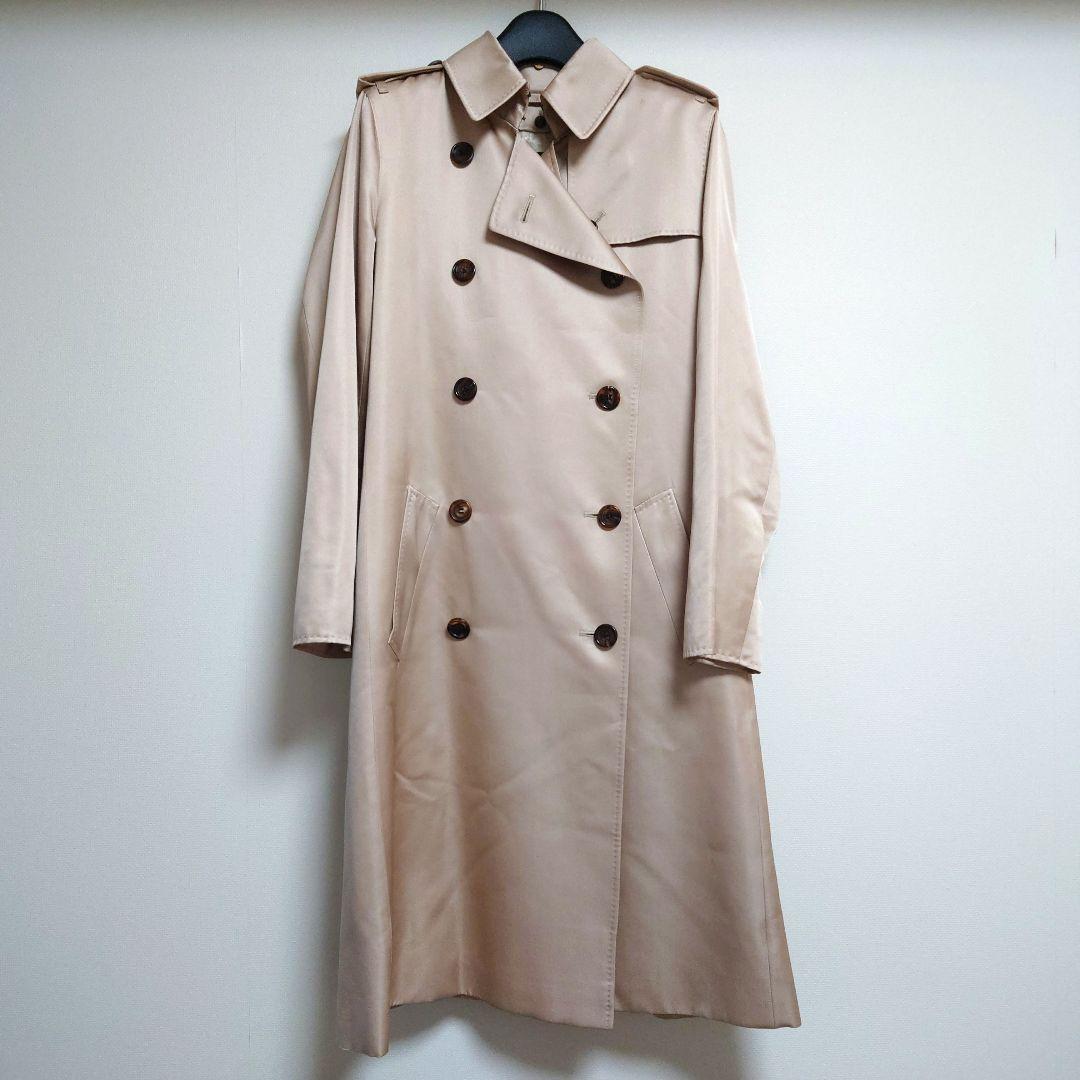 BURBERRY　ロングトレンチコート　シルク