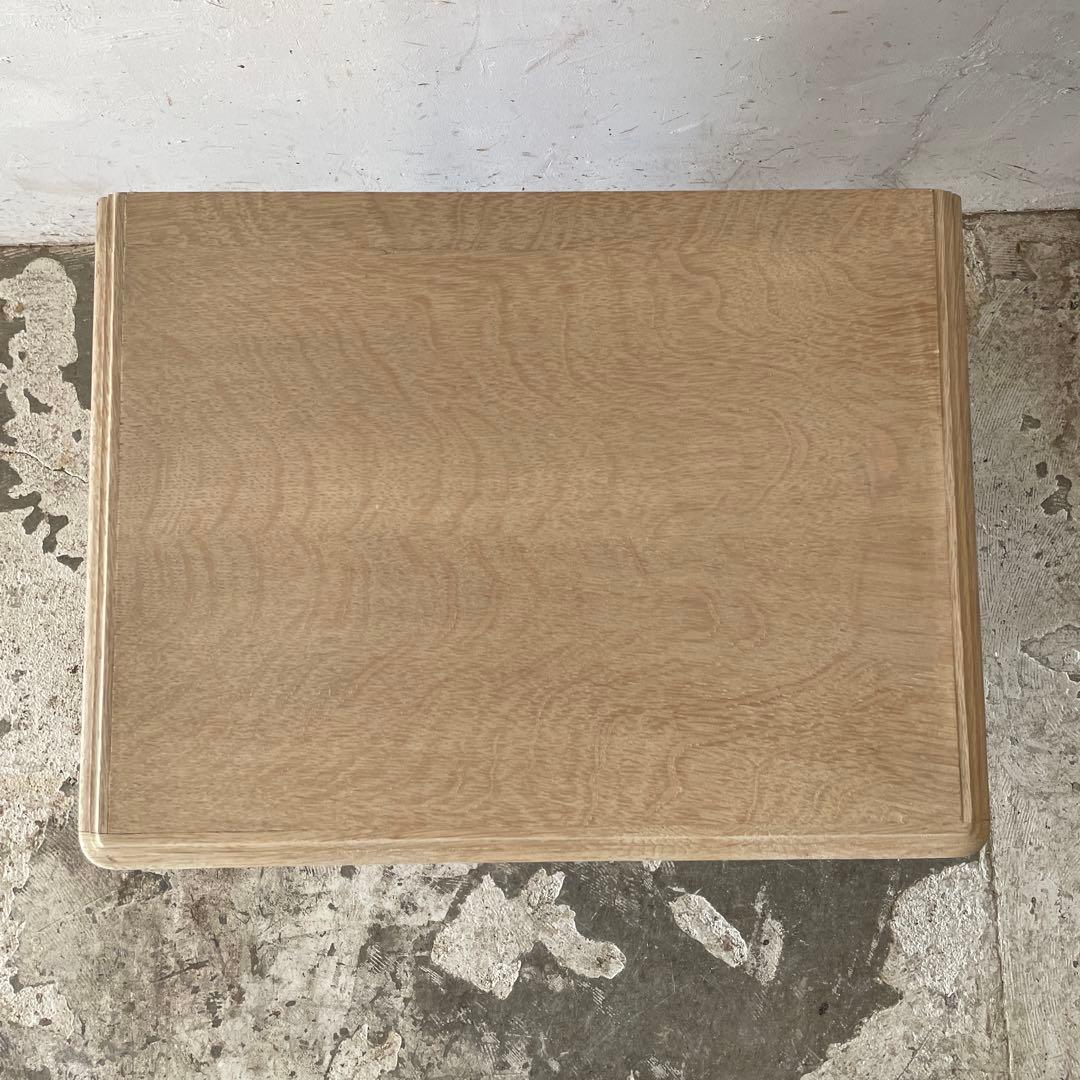 ビンテージ キャビネットベッドサイドテーブル 　猫脚　右開き　剥離