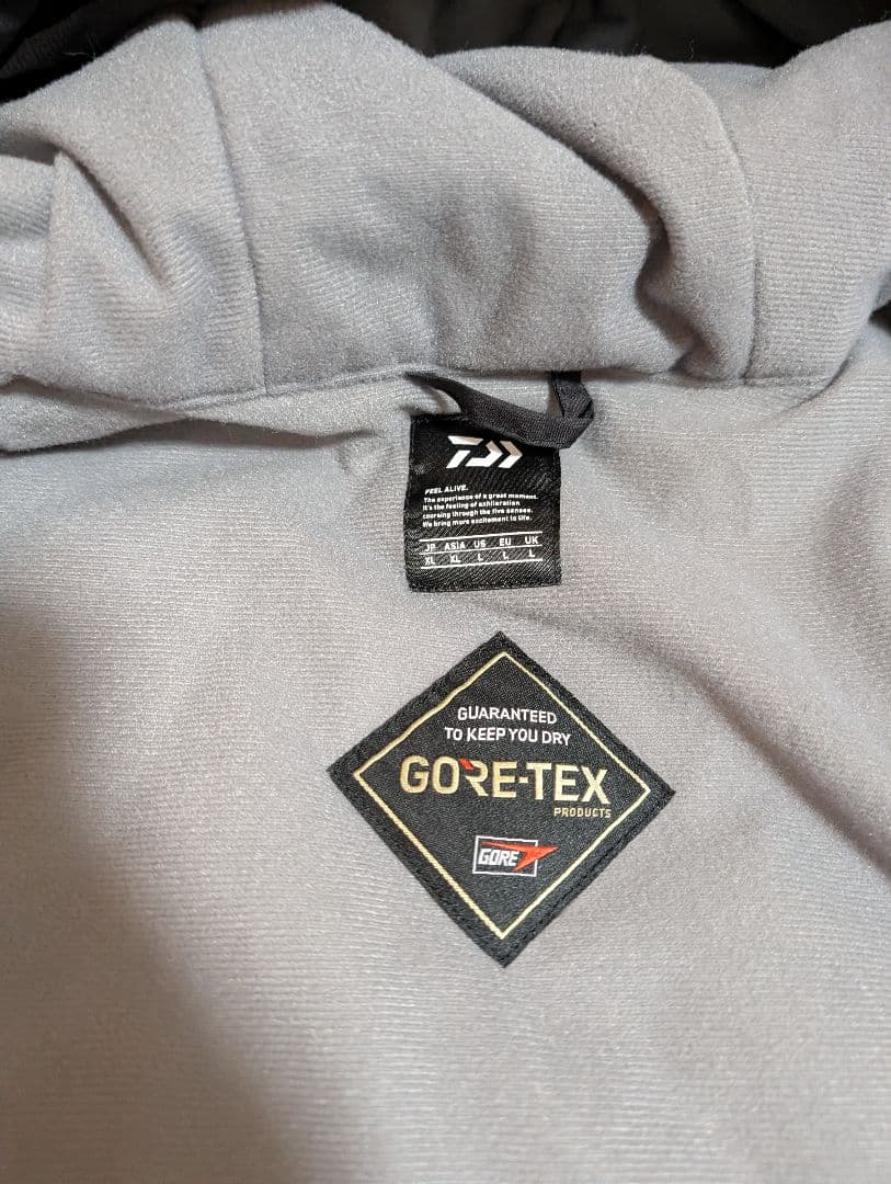 ダイワ DW1923 ゴアテックス プロダクト ウィンタースーツ XL ブラック
