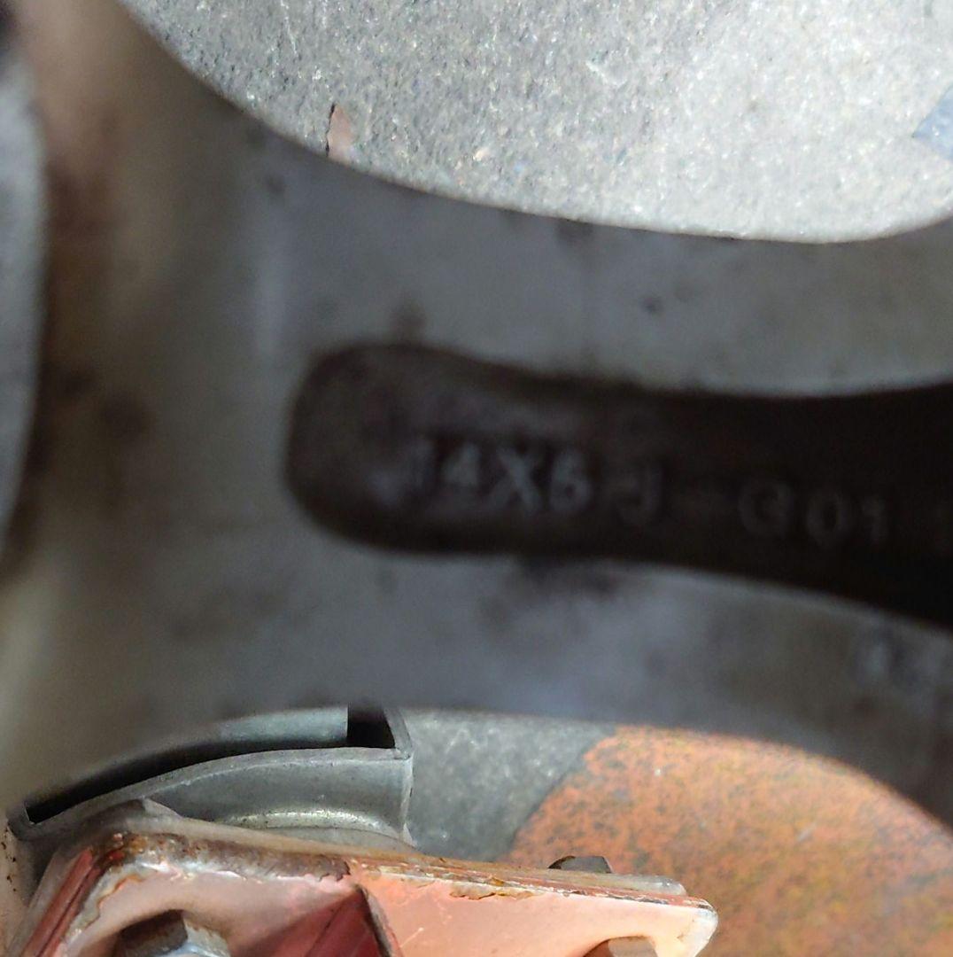 一*休様 送料込み　14インチアルミホイール4本セット