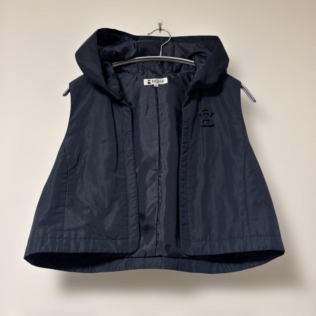 komari 　　　PICONE ピッコーネ　コート　フード付き中綿ベスト