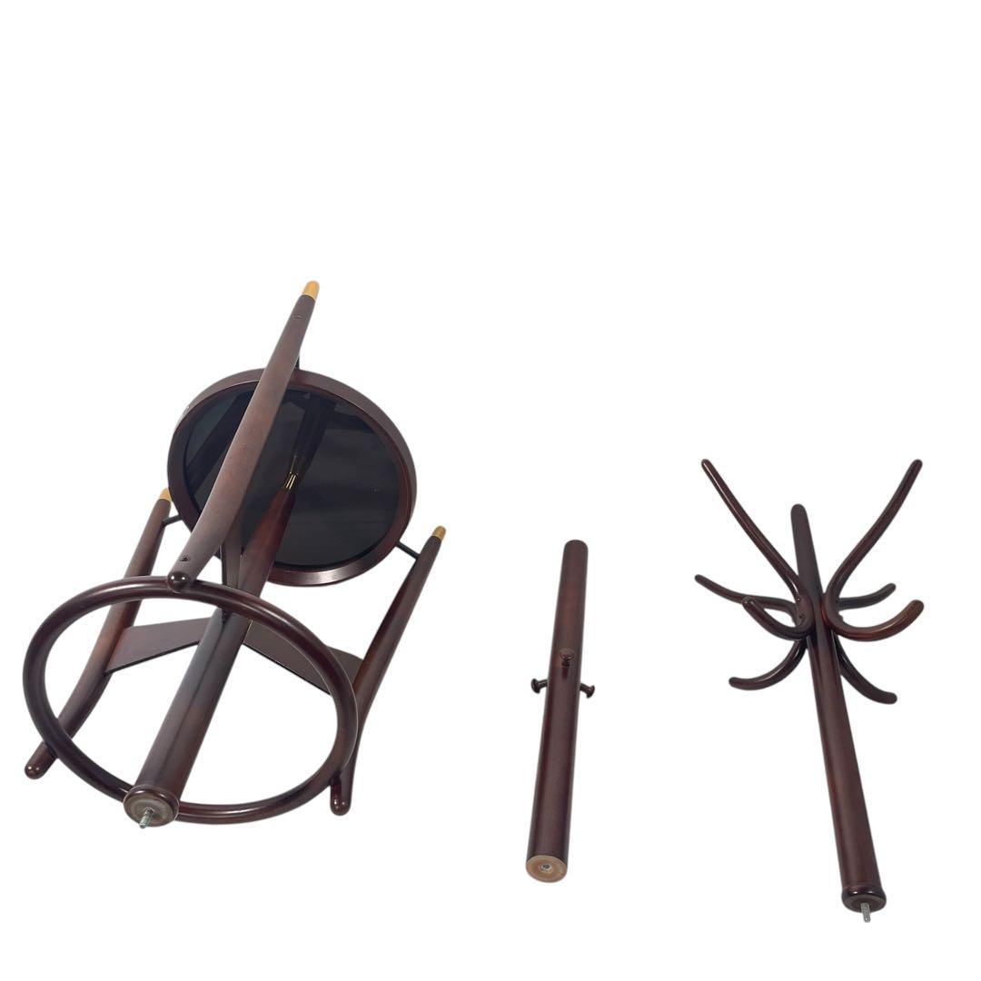 HR497 秋田木工 コートスタンドNo.47 ブナ材 コートハンガー 曲げ木