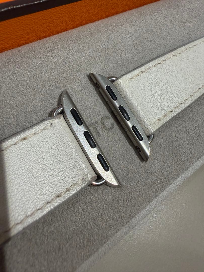 Apple Watch エルメス　ホワイト　レザー　バンド