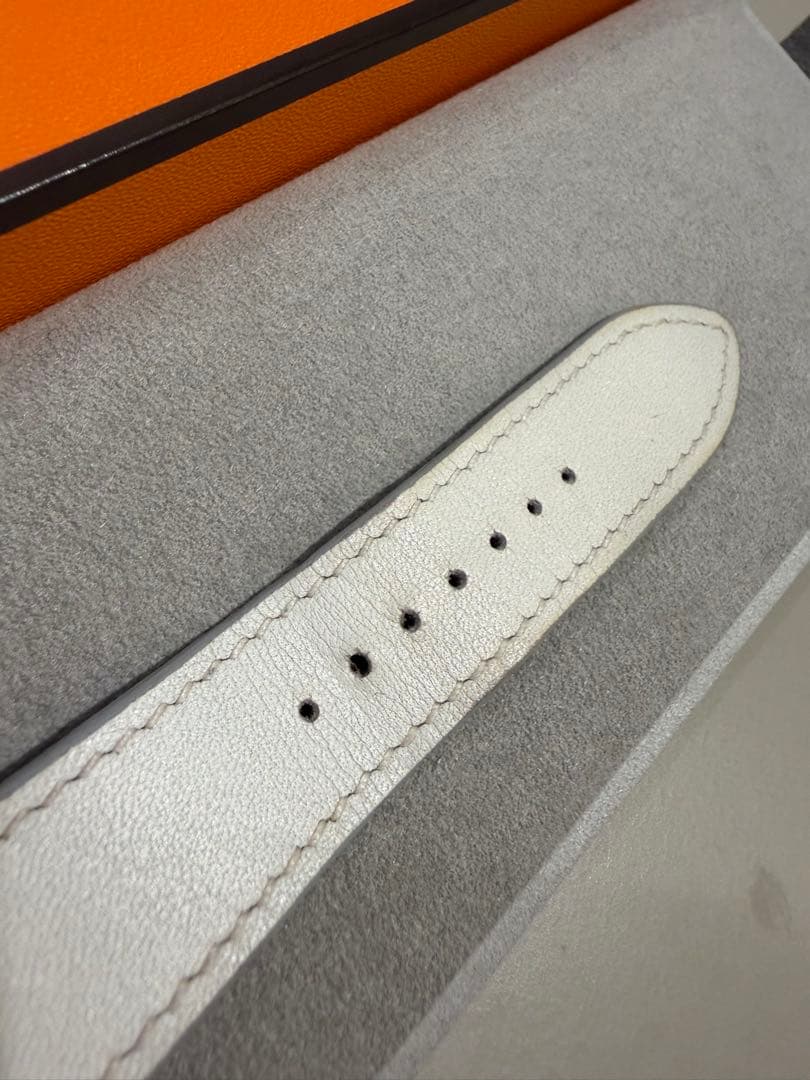 Apple Watch エルメス　ホワイト　レザー　バンド