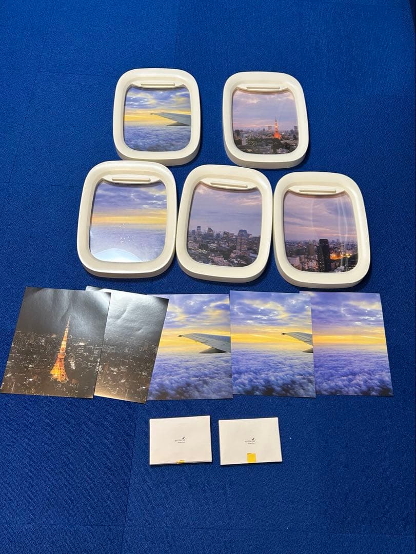 フォトフレーム　飛行機窓　セット 3バリエーション