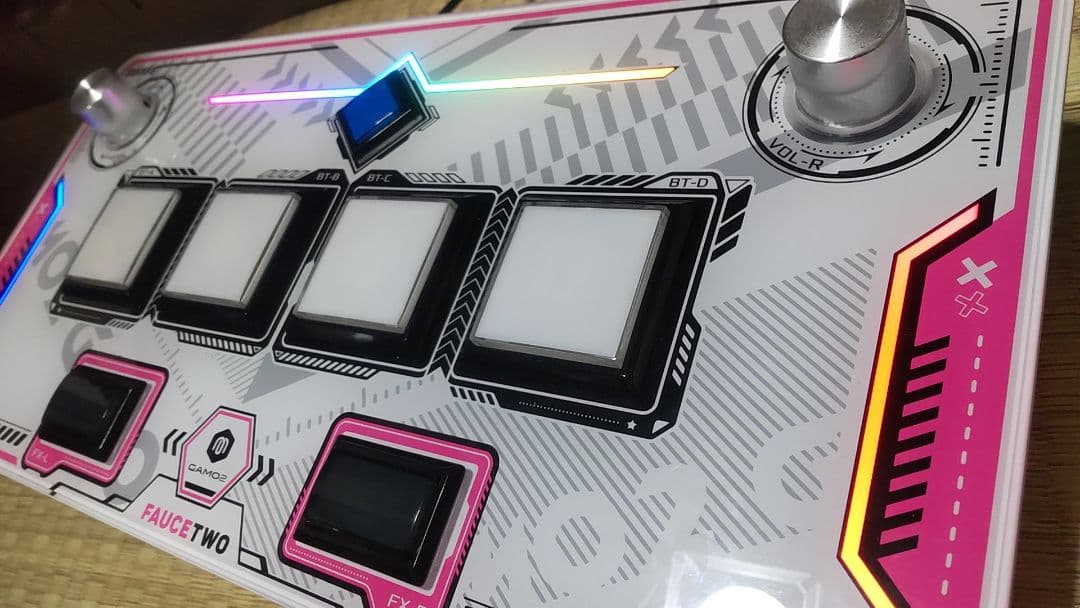 美品 サウンドボルテックス FAUCETWO コントローラー 静音化 オムロン