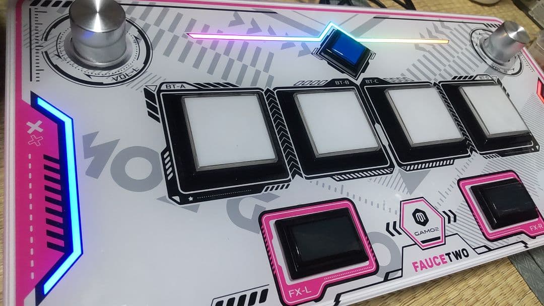 美品 サウンドボルテックス FAUCETWO コントローラー 静音化 オムロン