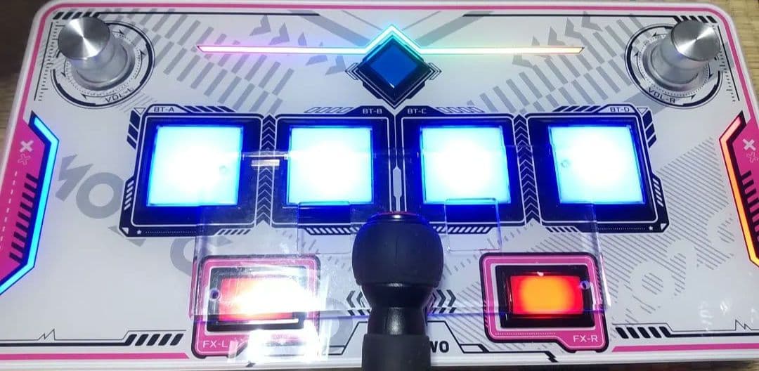 美品 サウンドボルテックス FAUCETWO コントローラー 静音化 オムロン