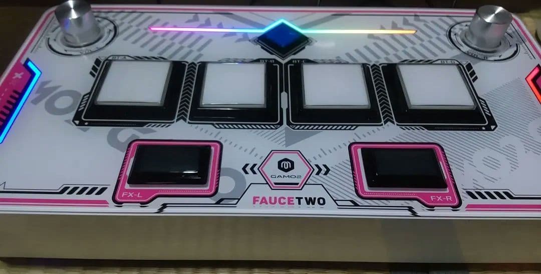 美品 サウンドボルテックス FAUCETWO コントローラー 静音化 オムロン