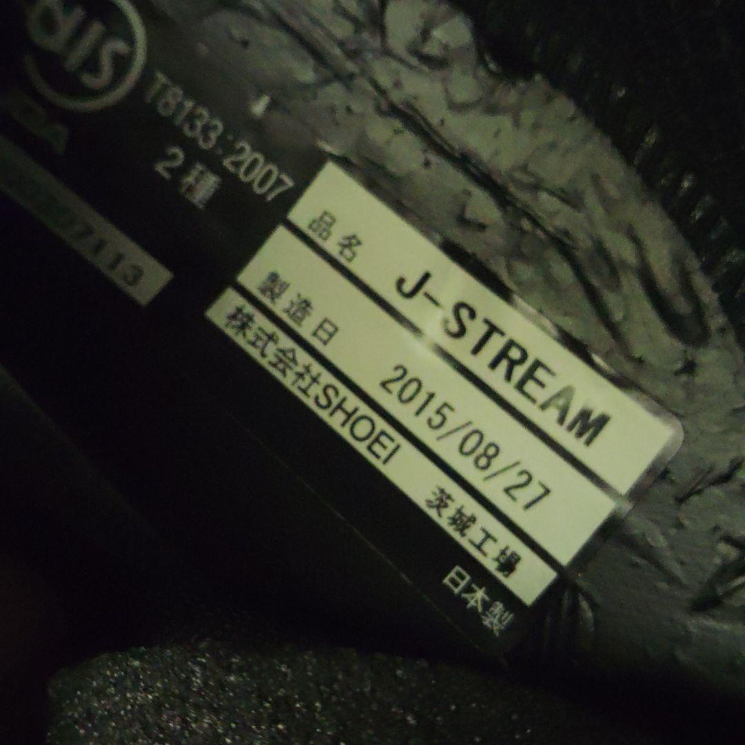 SHOEI　J-STREAM　黒　Mサイズ　目立つ傷無し！