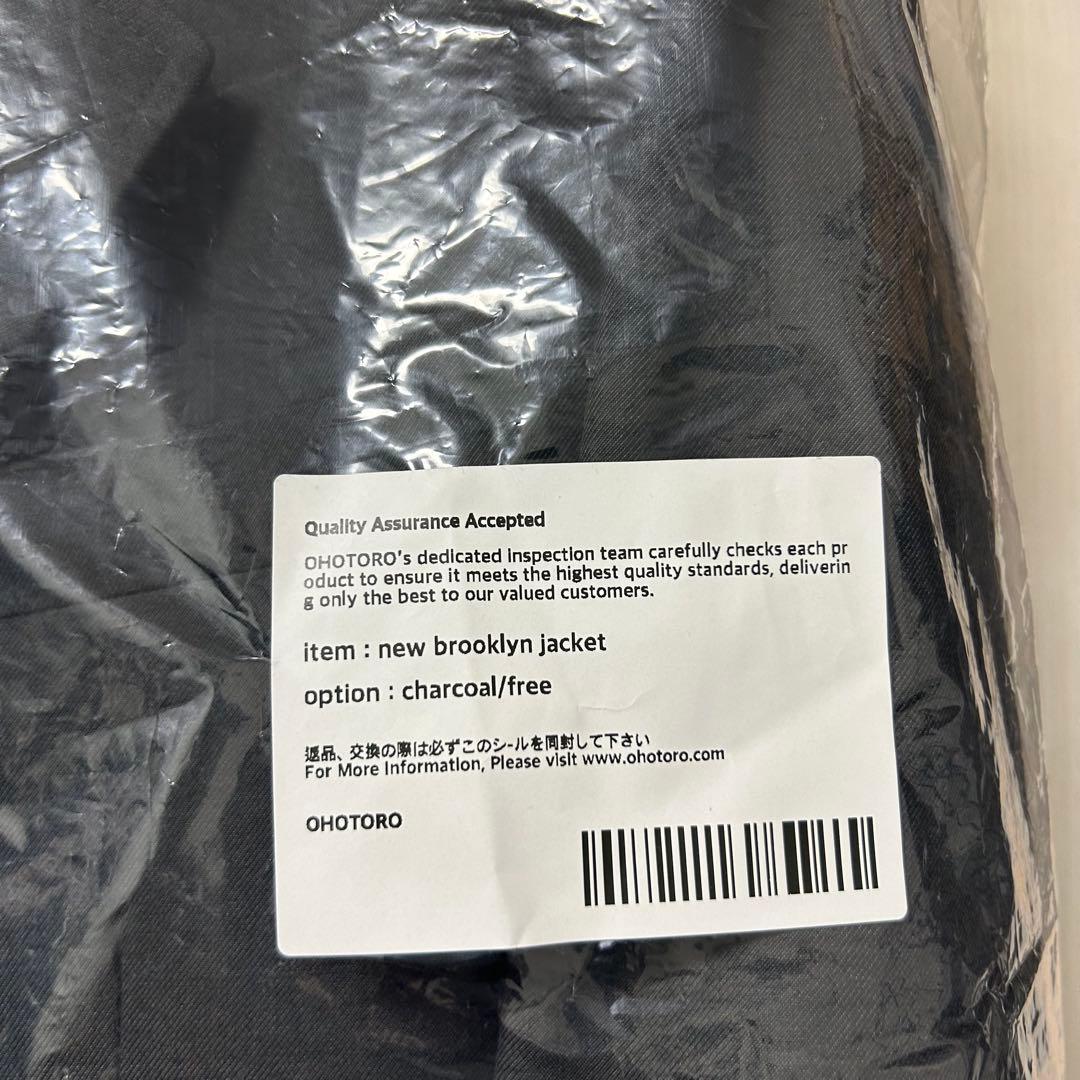 ジャケット・アウター OHOTORO New Brooklyn jacket charcoal