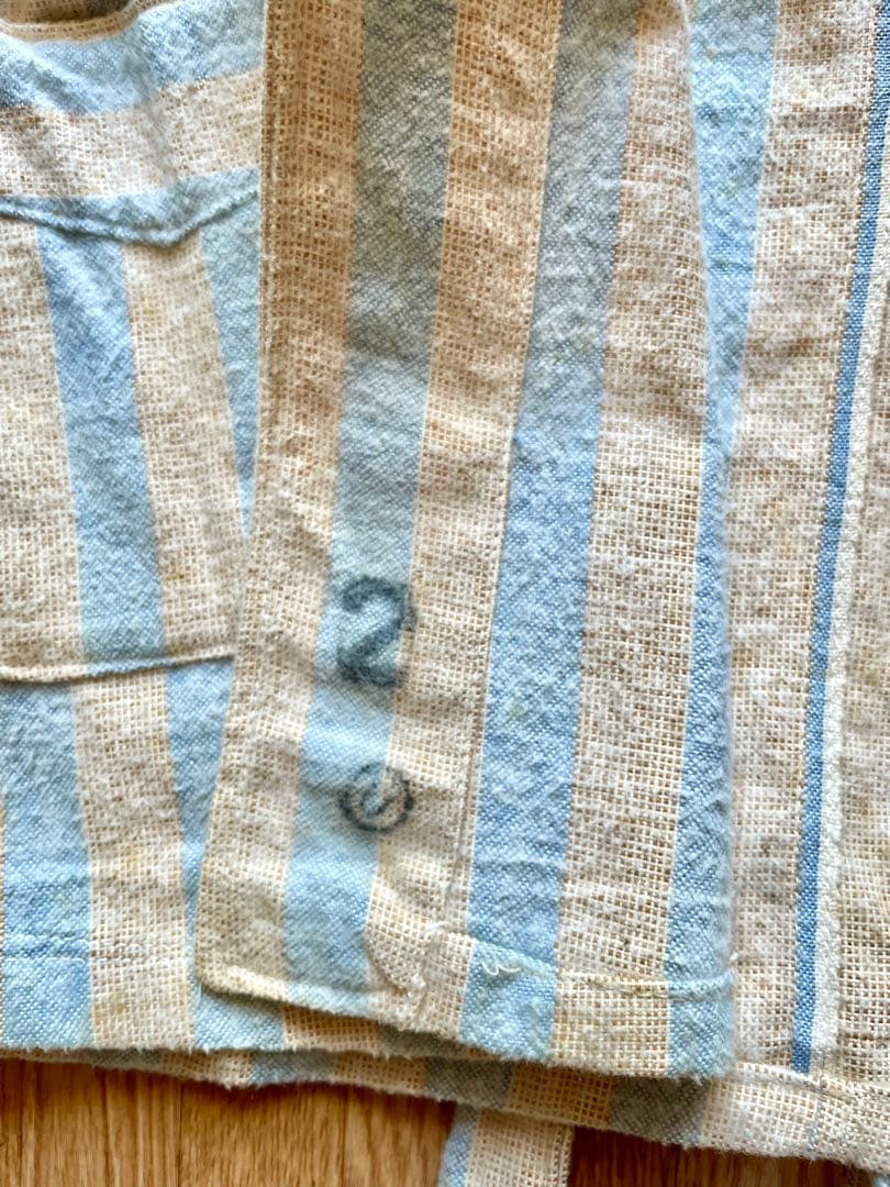 30年代 フレンチ スリーピングジャケット ヴィンテージ ユーロワーク