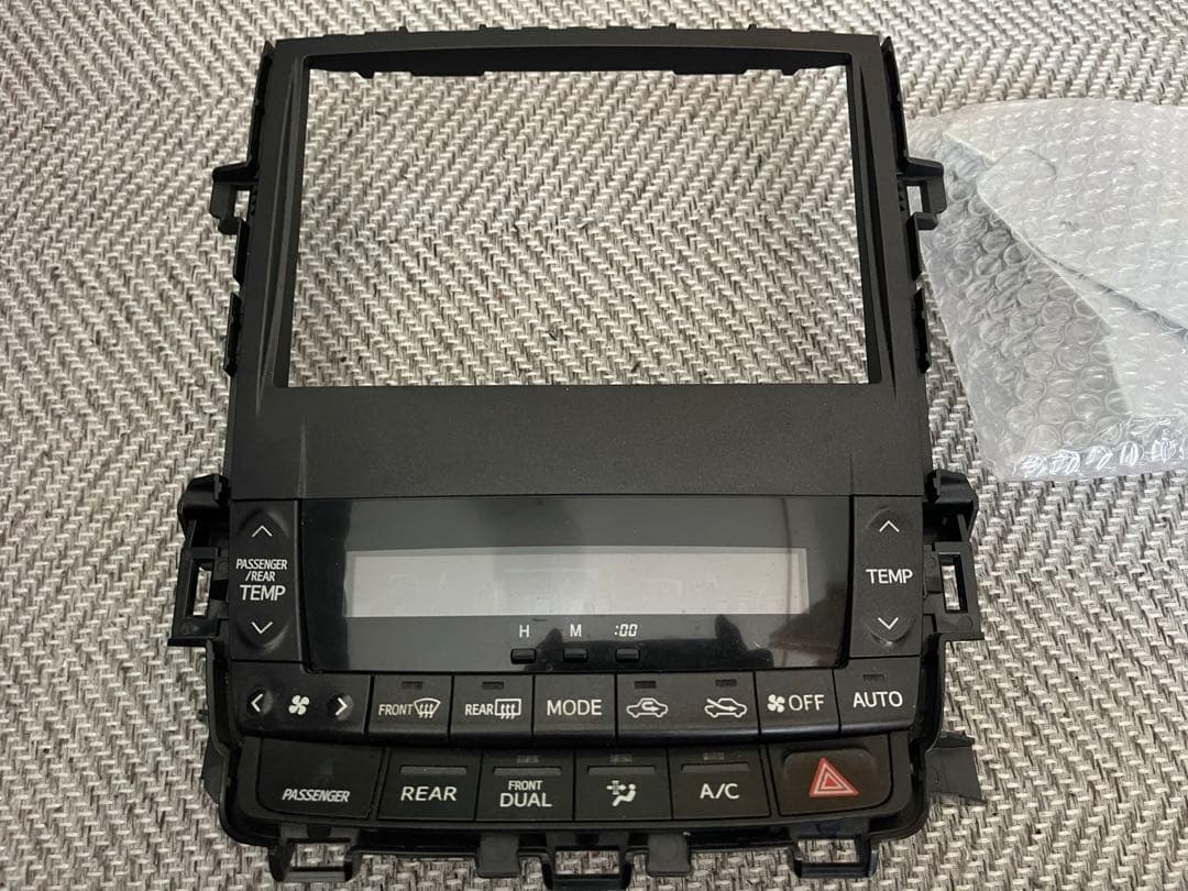 【あいうえお出品】20系アルファード 8インチナビパネル エアコンパネル