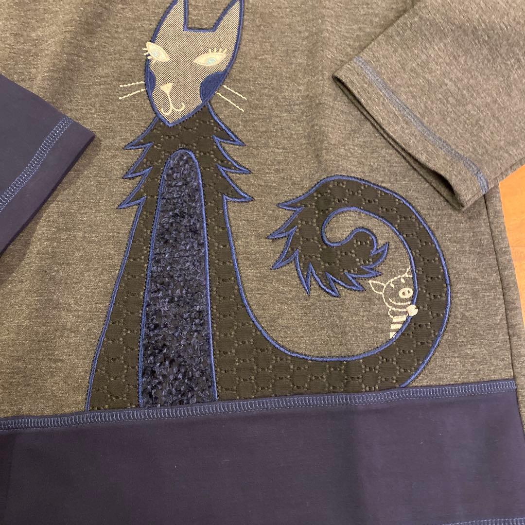 SALEアルベロベロ　オラボレブラ　長袖チュニック 可愛い猫ちゃん 新品未使用