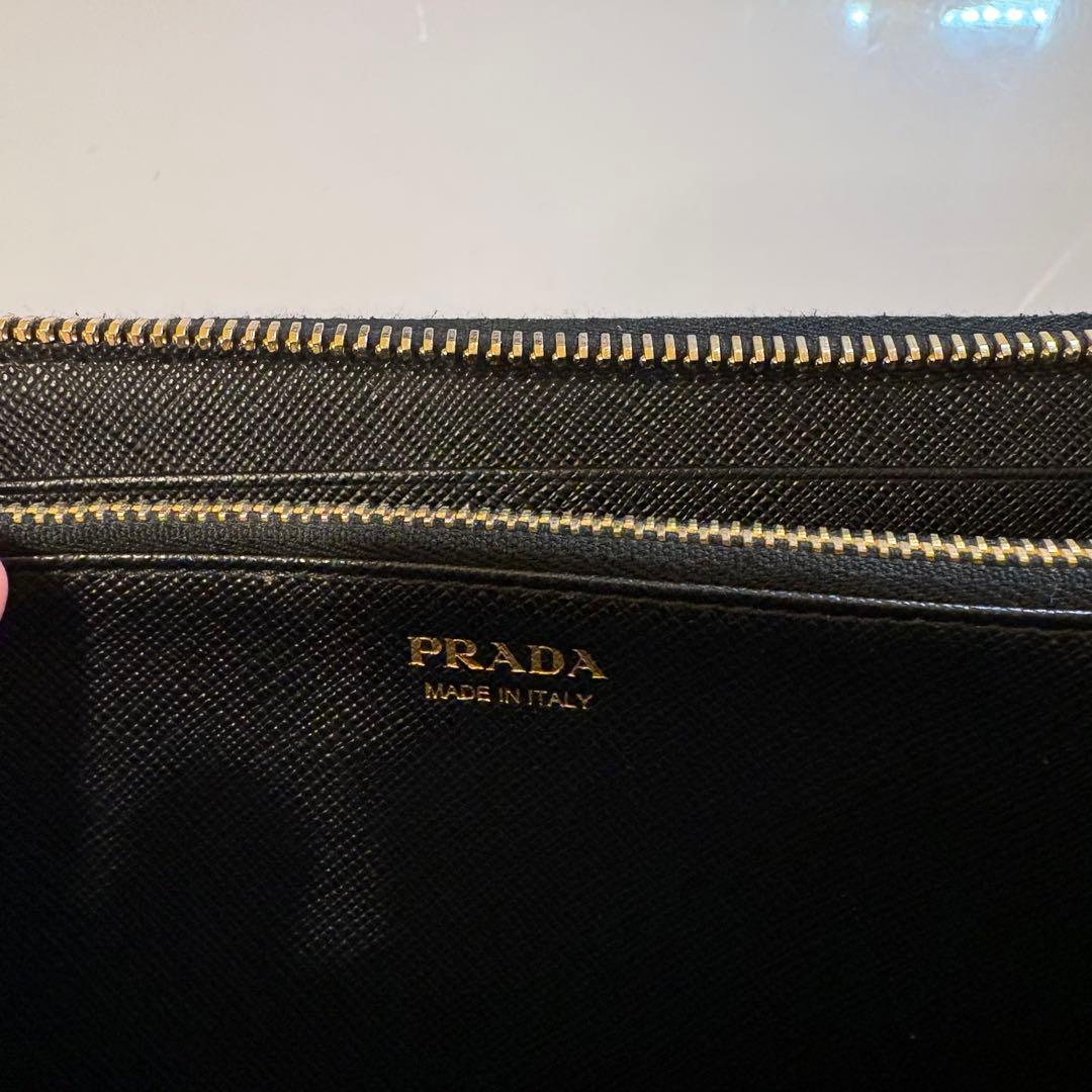 PRADA プラダ サフィアーノ 長財布 ブラック
