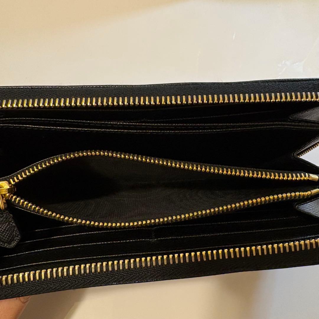 PRADA プラダ サフィアーノ 長財布 ブラック