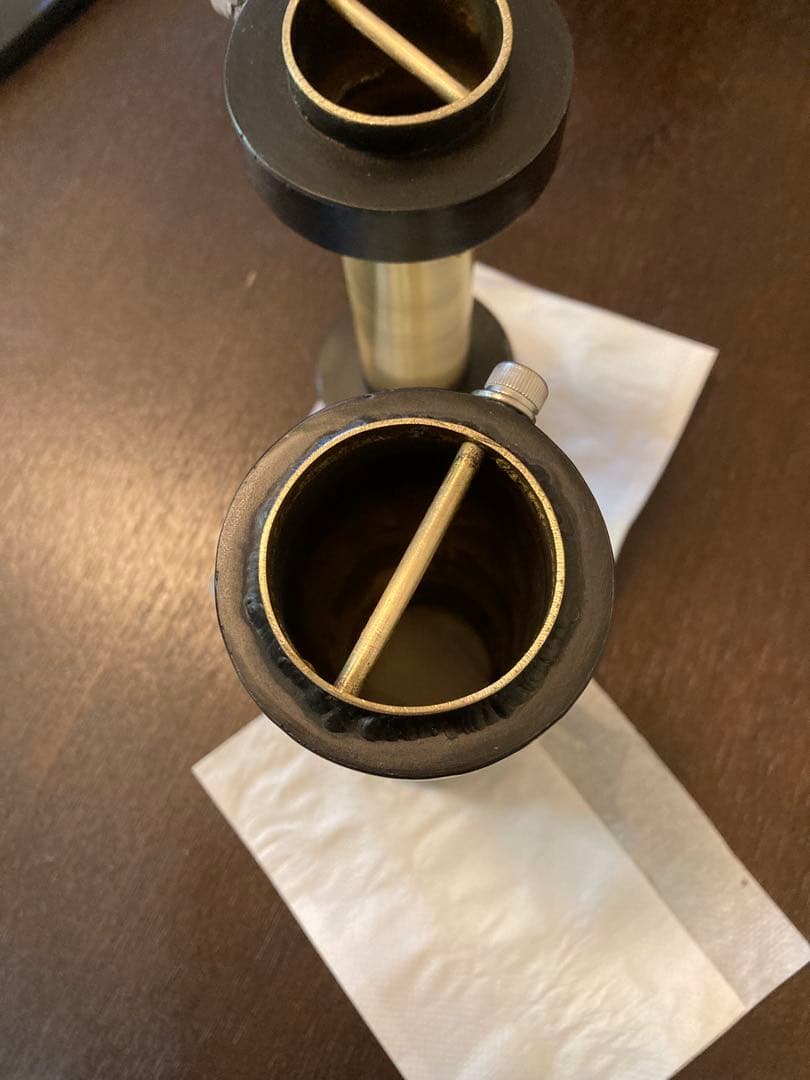 ゼファー70π用真鍮バッフル　cb400sf真鍮サイレンサー