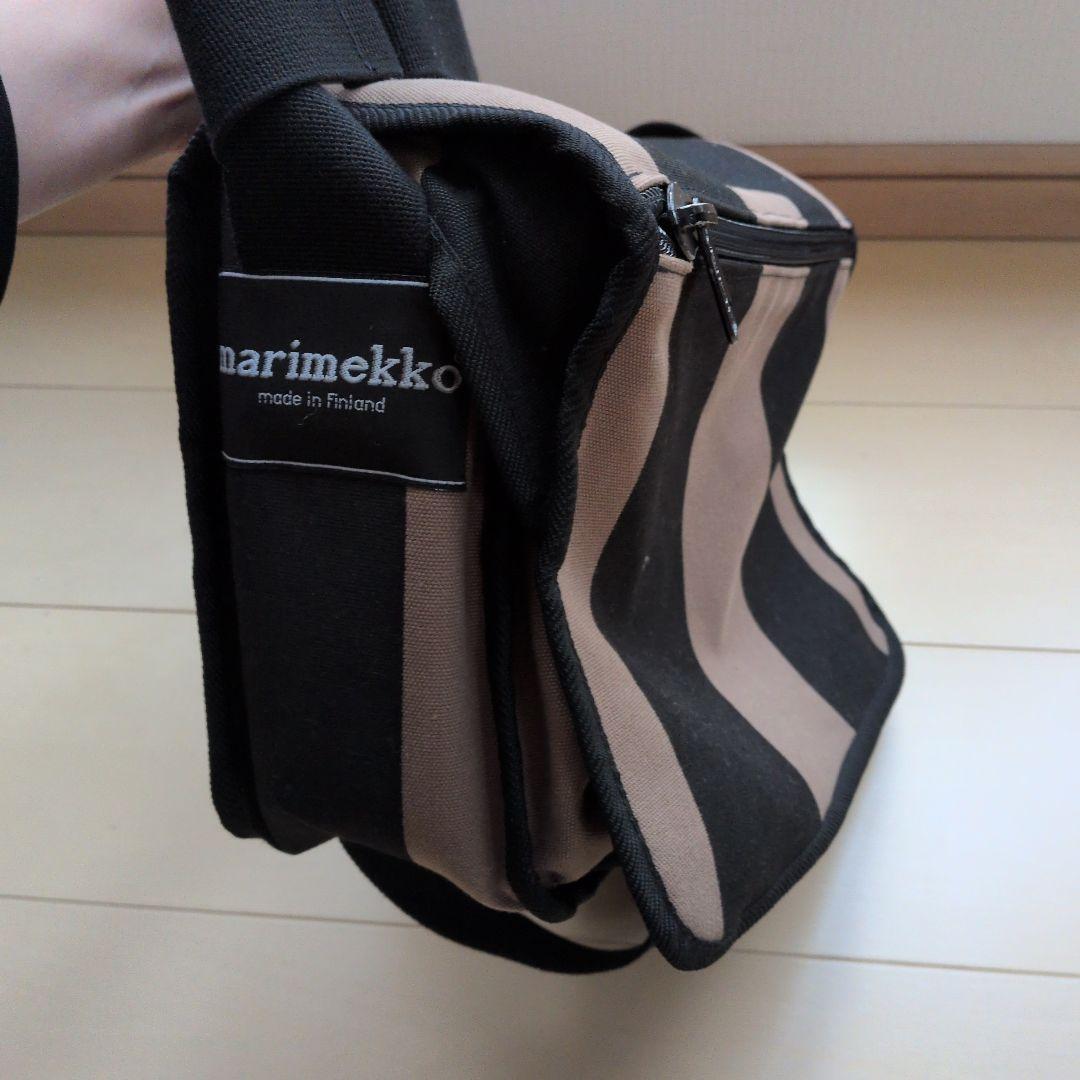 marimekko ショルダー　バッグ ストライプ　マリメッコ　メッセンジャー