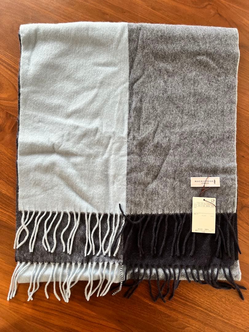 MACKINTOSH LONDON カシミヤマフラー　タグ付き未使用品