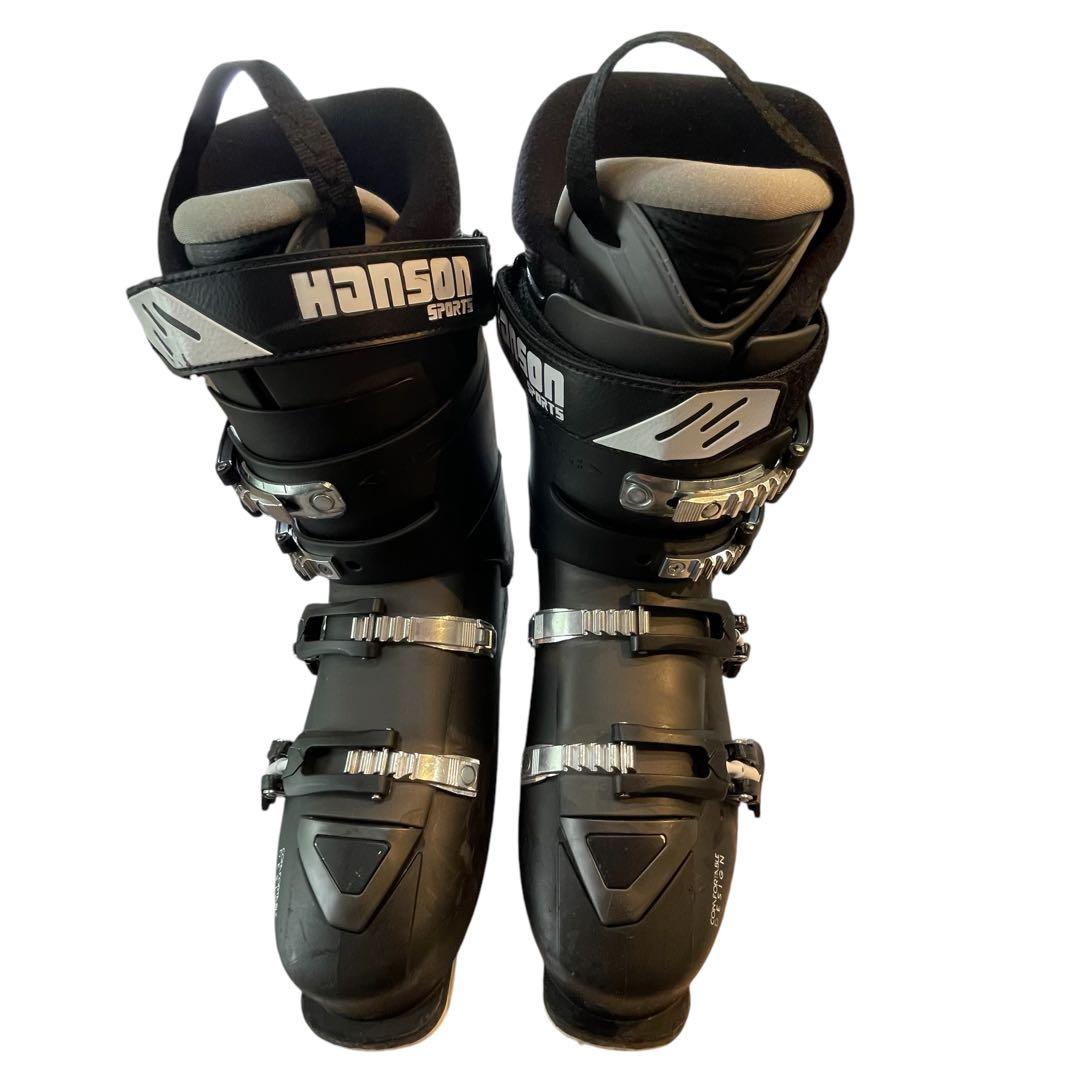 メンズスキーブーツ　ブラック　HANSON 29-29.5cm