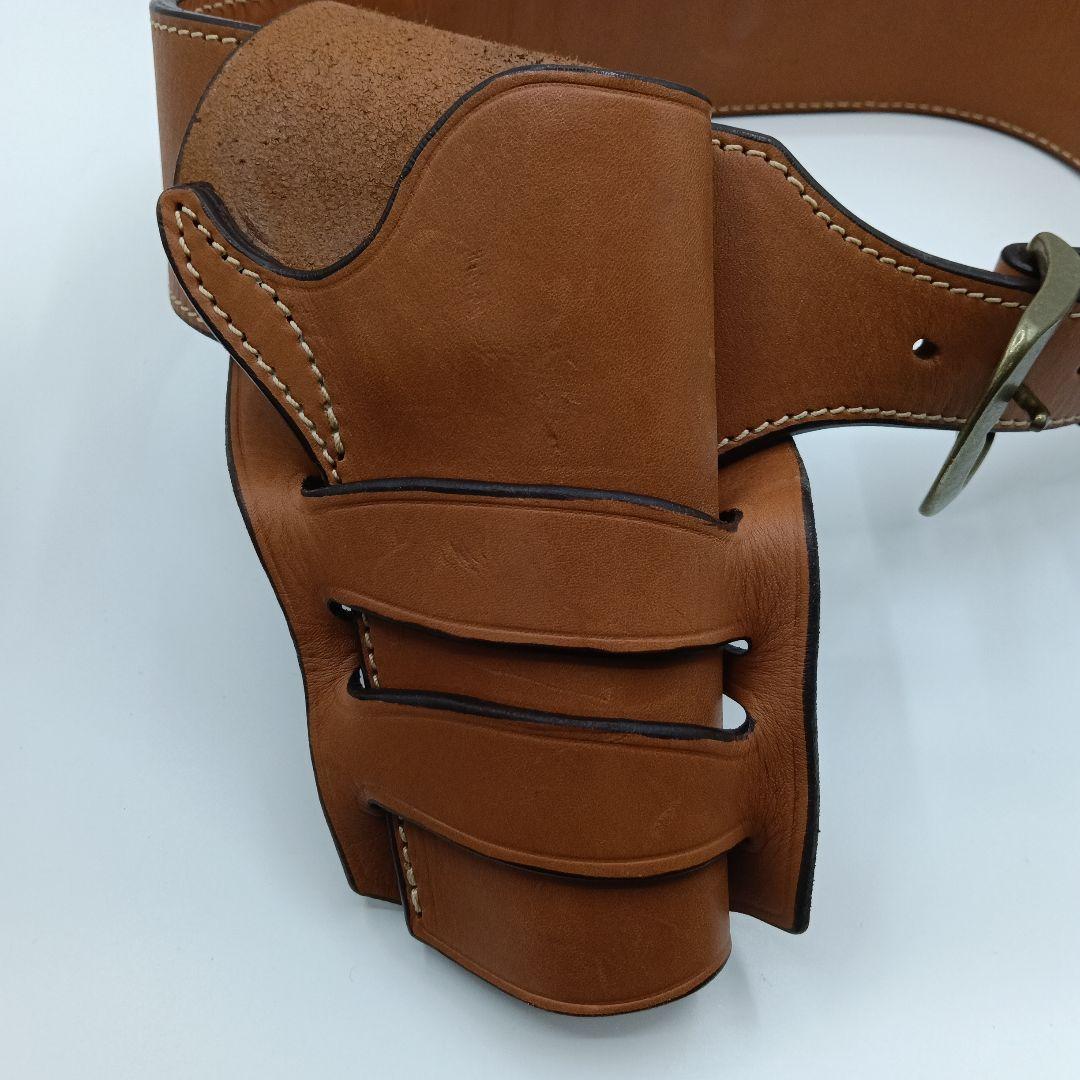 レザー　ブラウン　ホルスター　ウエスタンガン　上184