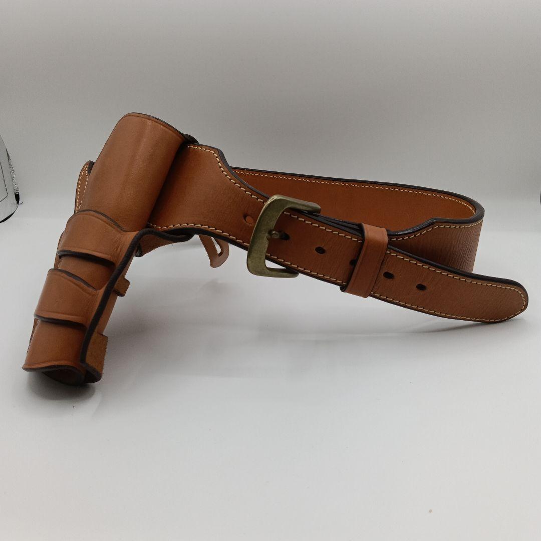 レザー　ブラウン　ホルスター　ウエスタンガン　上184