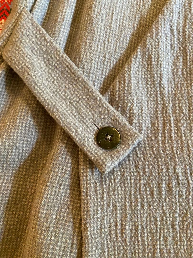 ババグーリ　ウールリネンロングジレ　ヨーガンレール