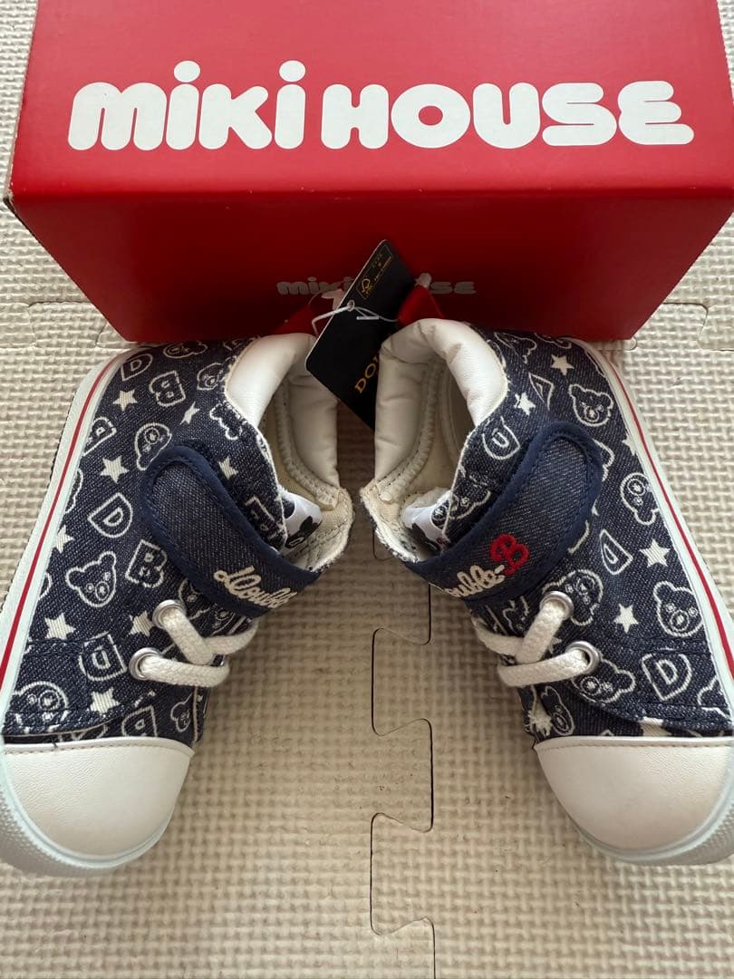 新品　日本製　ミキハウス　スニーカー　15
