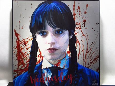 【T・新品 No 703】 ポップアートパネル ウェンズデー