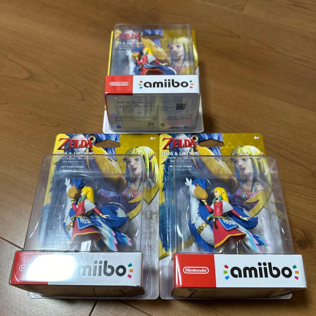 amiibo ゼルダ&ロフトバード スカイウォードソード3個セット