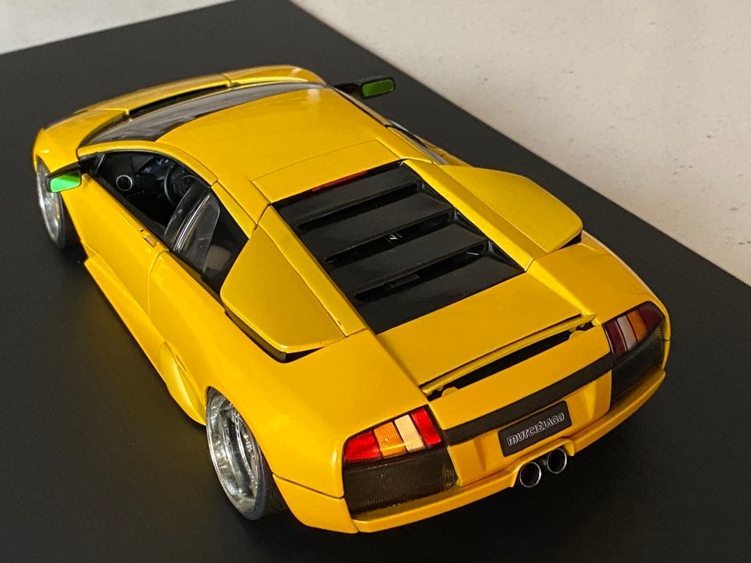 【モリ】 ランボルギーニ　ムルシエラゴ ローダウンカスタム　1/18