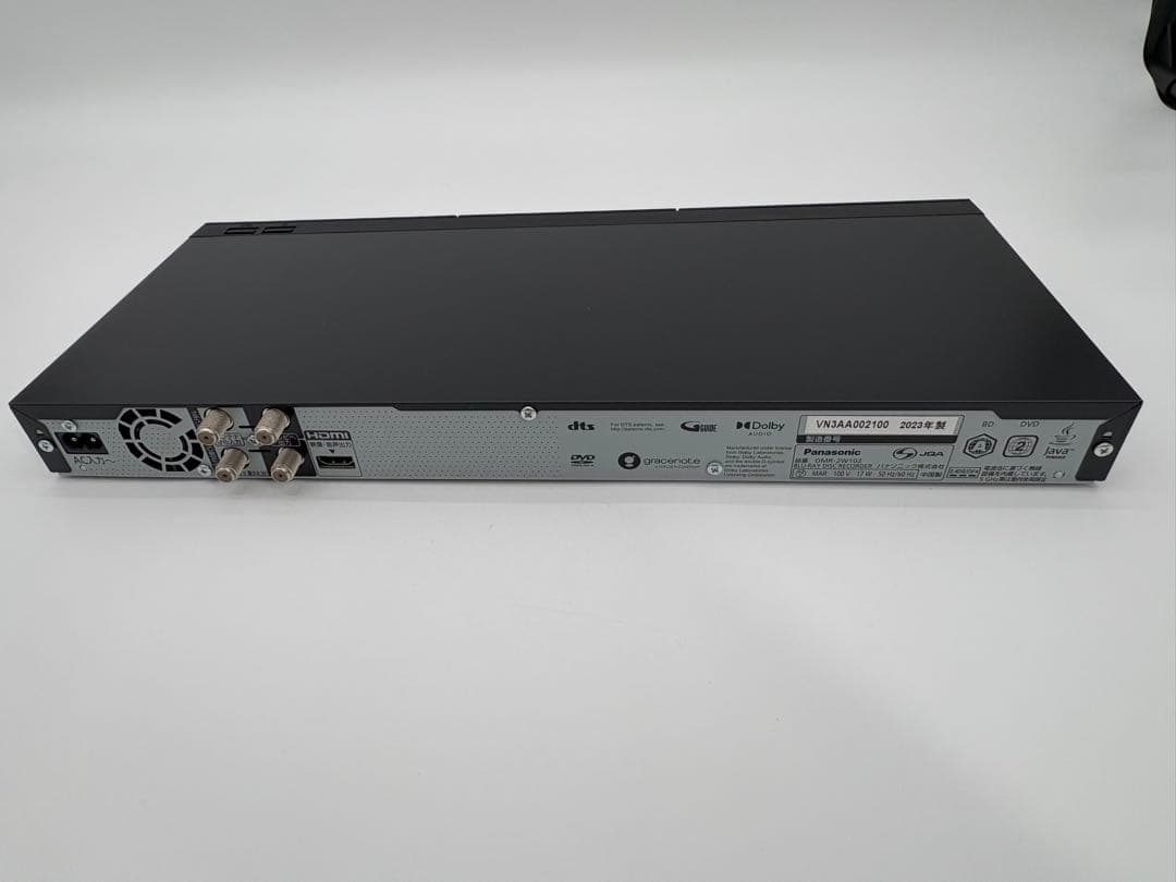 Panasonic Blu-ray レコーダー DMR-2W102 23年製