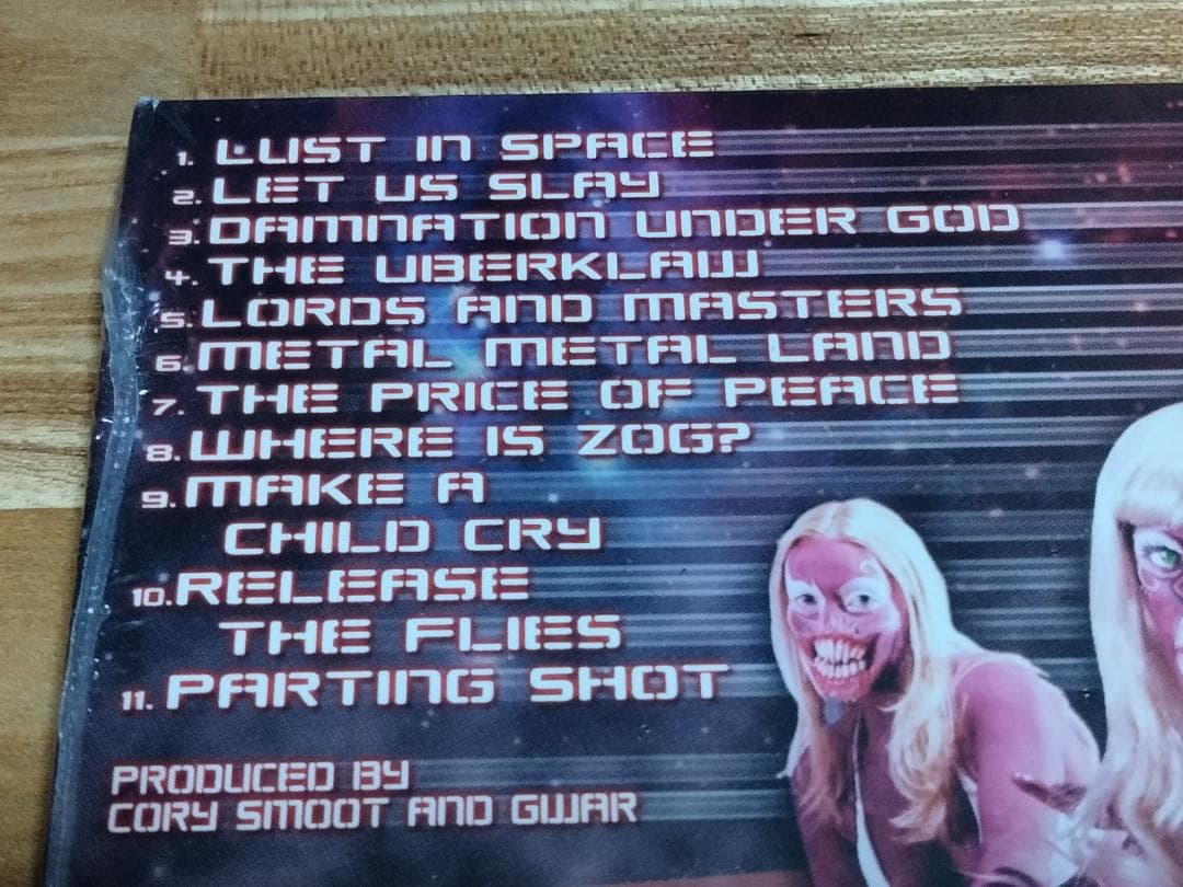 GWAR●新品未開封●ＣＤアルバム●Lust in Space●輸入盤●激レア