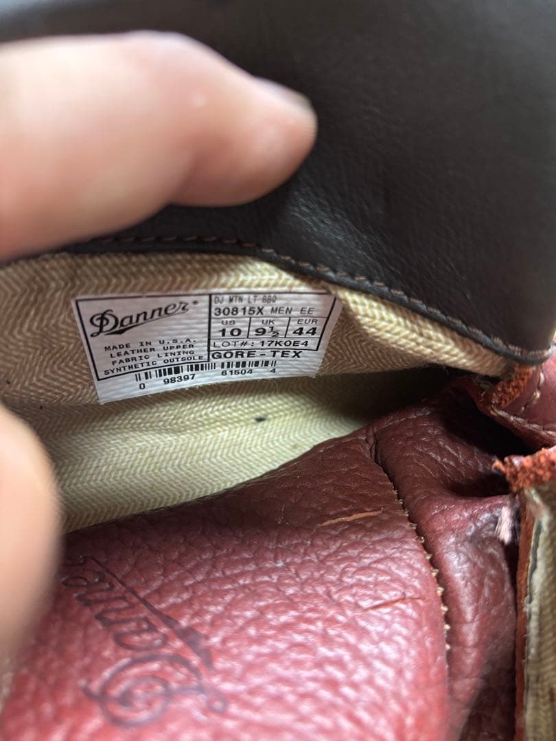 ダナー マウンテンライト 30815Ｘ BBQ 28cm バイソンレザー