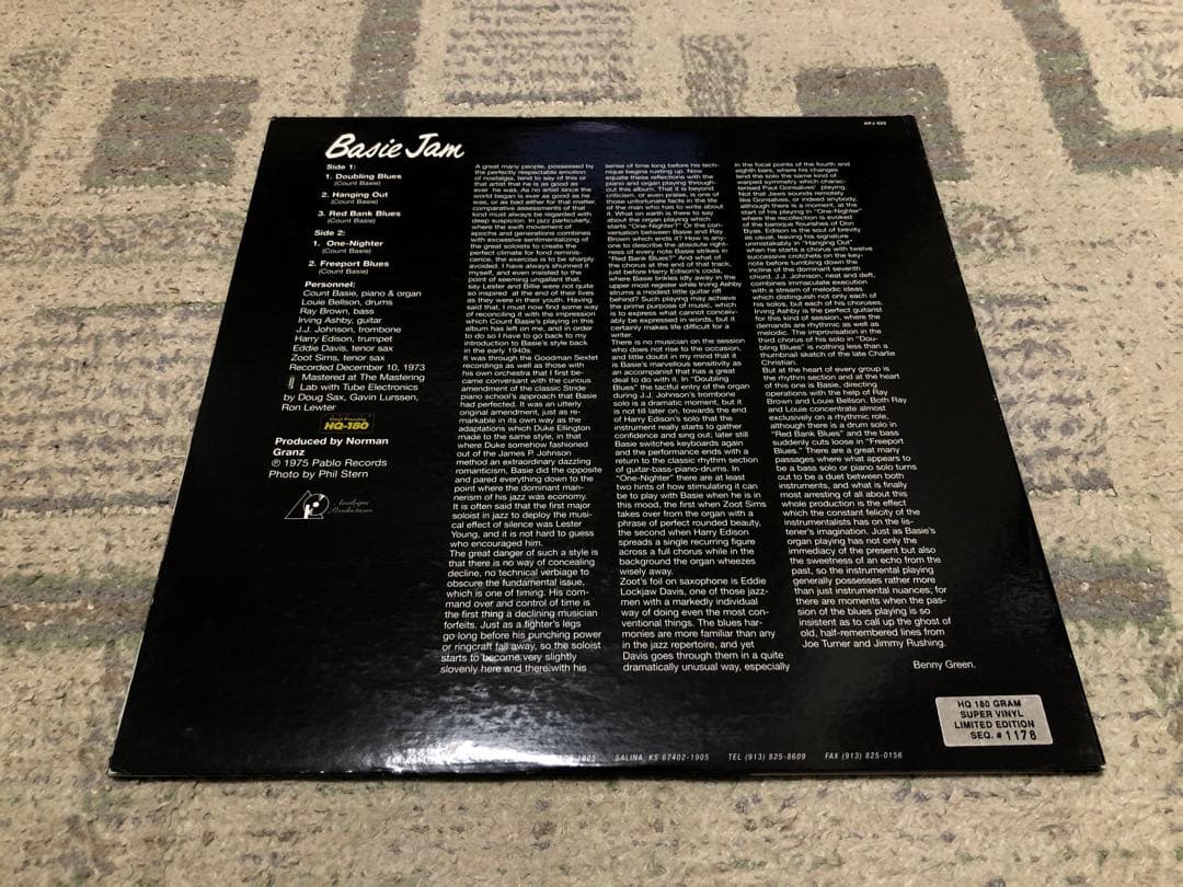 アナログプロダクション Count Basie Basie Jam