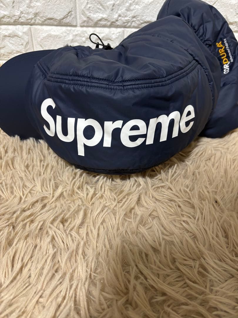 Supreme Cordura Puffer Balaclava ネイビー