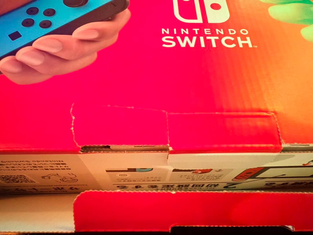 Nintendo Switch ネオンレッド/ネオンブルー【本体付属品極美品】