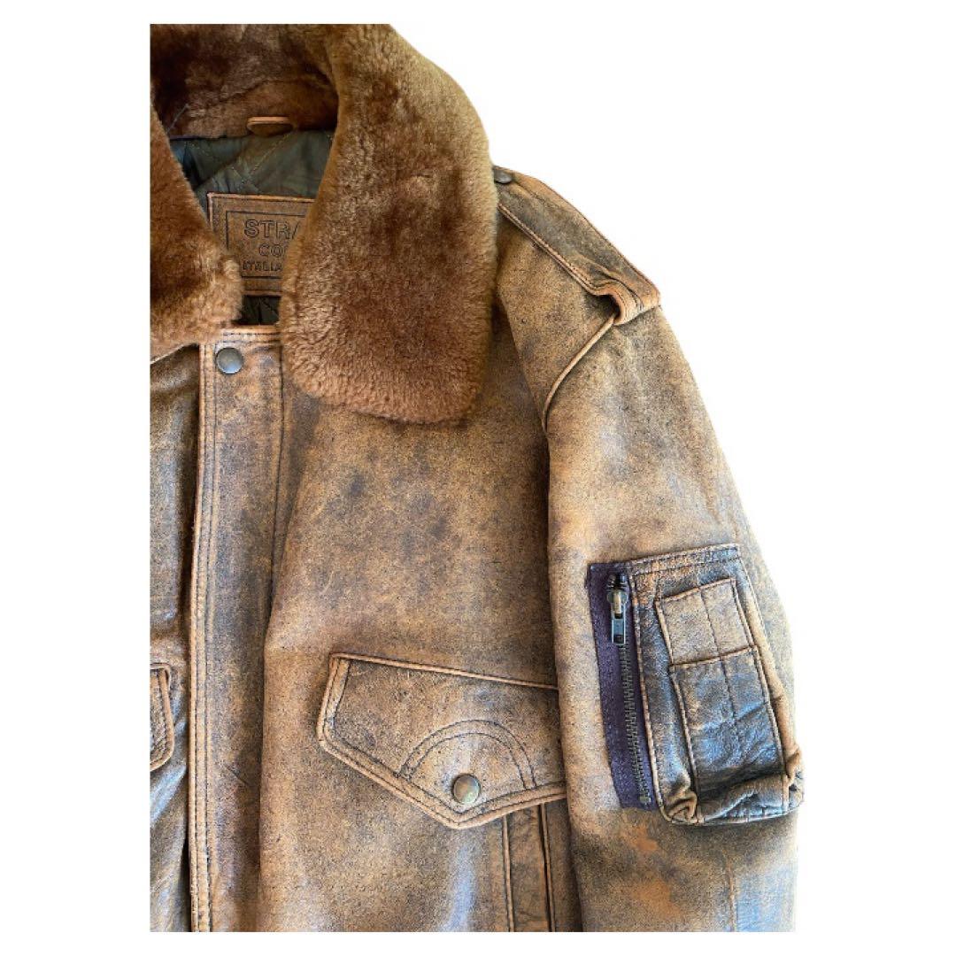 90s STRATH CONAR G-1 ムートンフライトジャケット