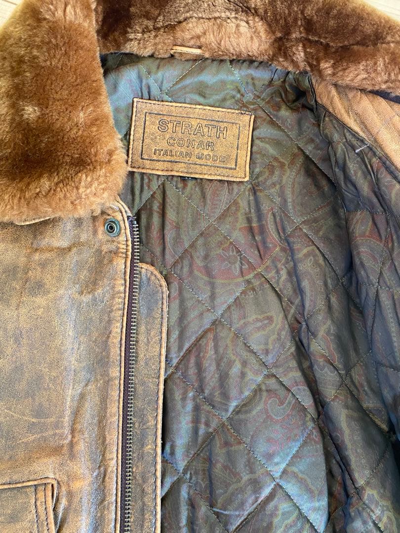 90s STRATH CONAR G-1 ムートンフライトジャケット