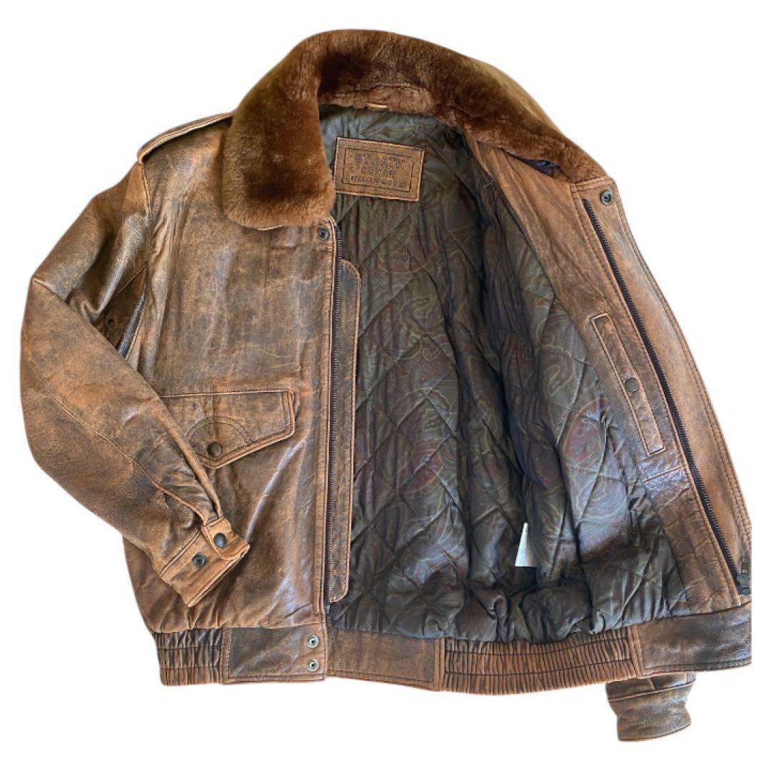 90s STRATH CONAR G-1 ムートンフライトジャケット