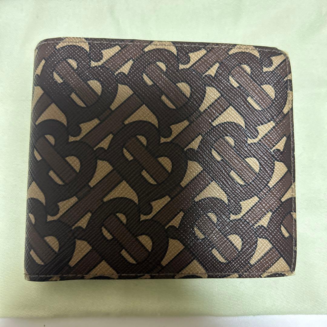「バロン」BURBERRY 二つ折り財布 モノグラム