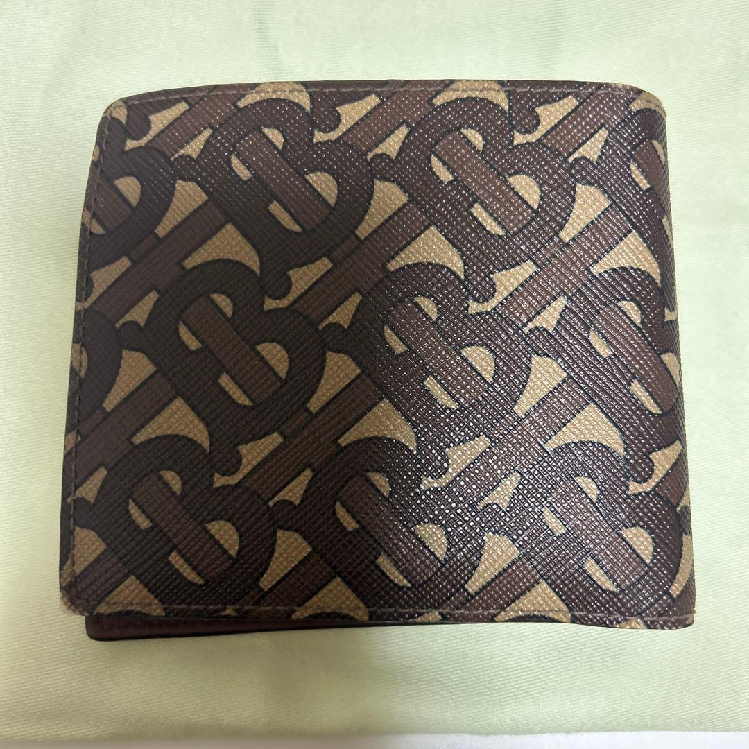 「バロン」BURBERRY 二つ折り財布 モノグラム