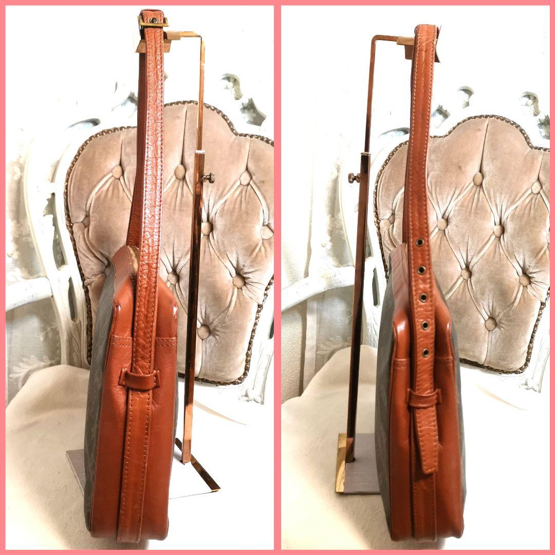 【美品】ルイヴィトンモノグラム斜めがけショルダーバッグサックバンドリエール35