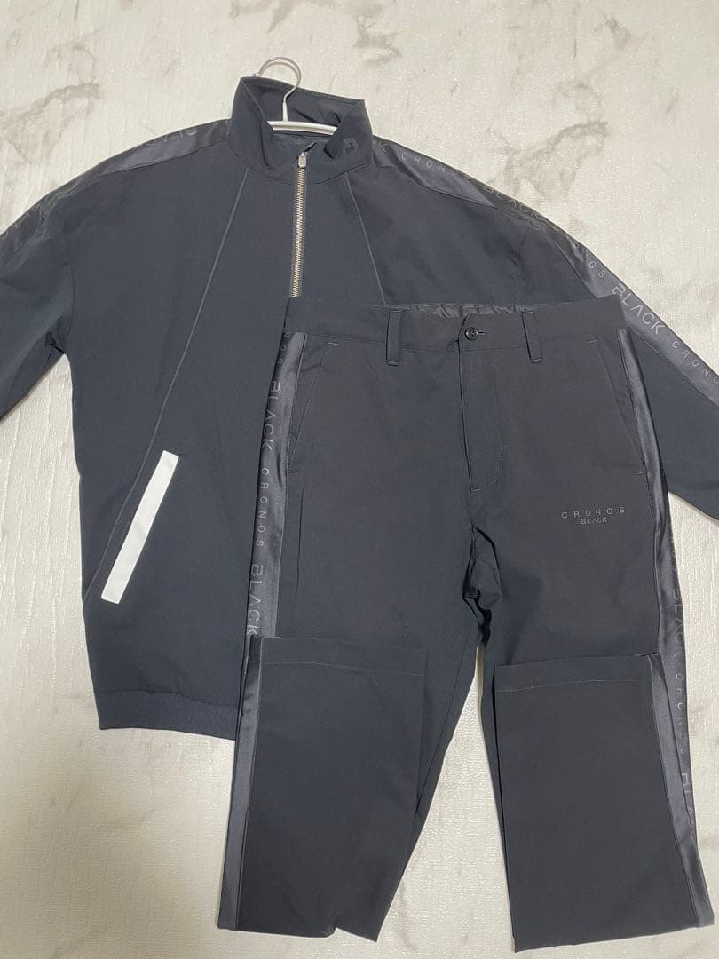 【美品】CRONOSBLACK クロノスブラック ゴルフウェア　セットアップ S
