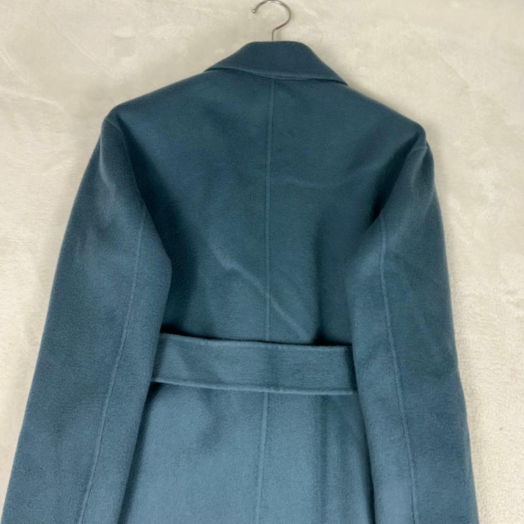 美品♡Theory カシミヤ混ベルテッドコート 現行 ベルト ロング LUXE