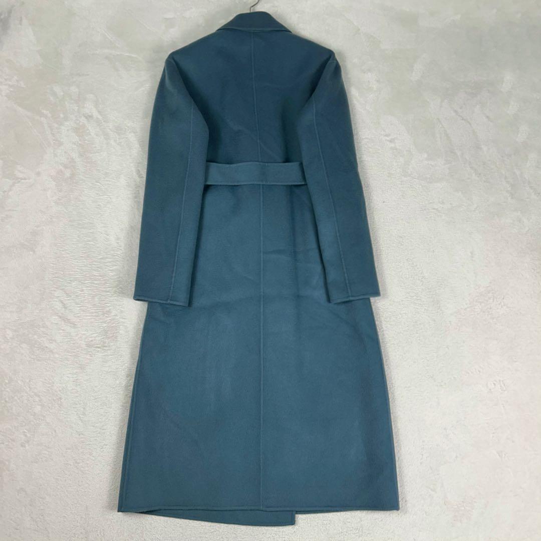 美品♡Theory カシミヤ混ベルテッドコート 現行 ベルト ロング LUXE