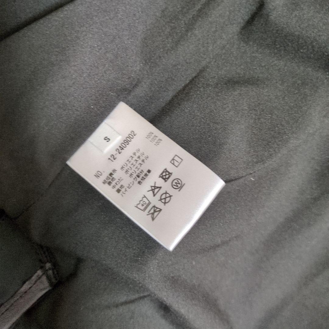 プラステ　キルティングコート　黒